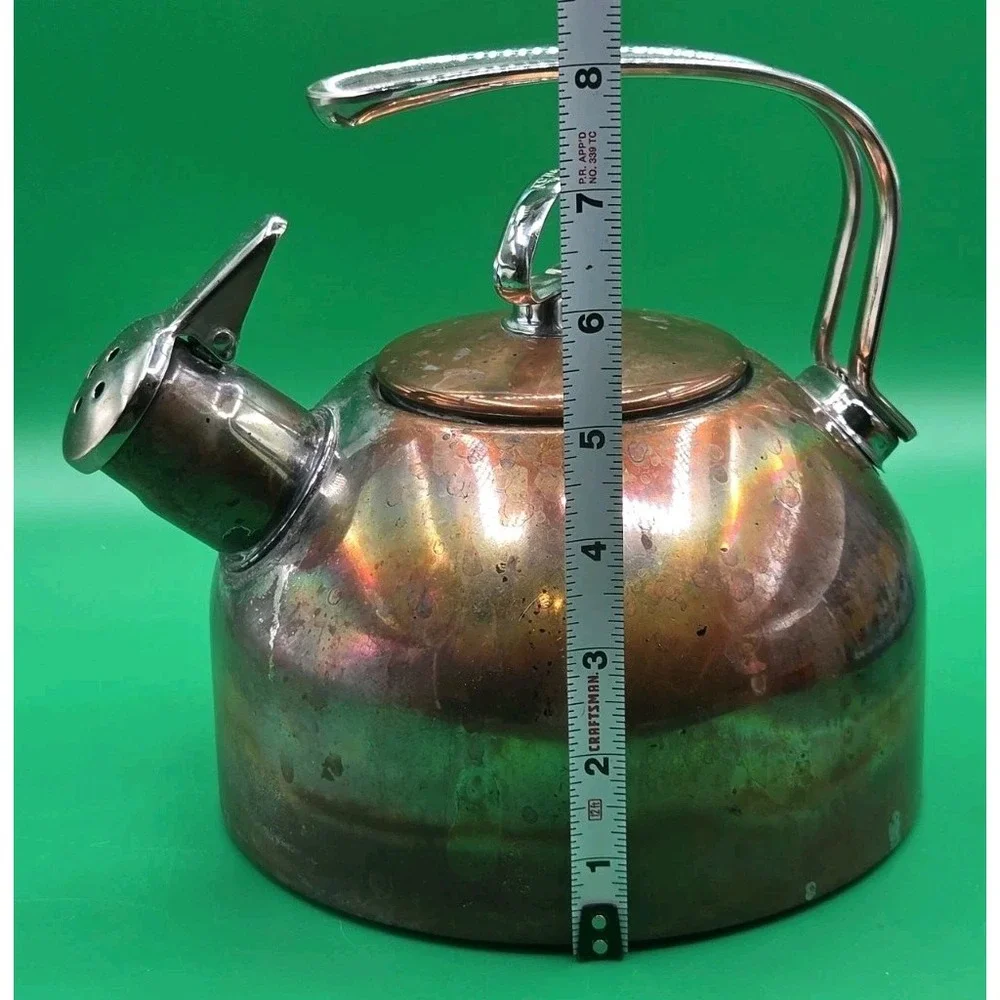 CHANTAL 18/10 SL37-19CP T-MI Stainless Steel Tea Kettle 1.8 Quart